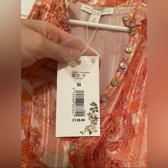 NWT Chelsea & Violet Dress with Belt - Picture 3 of 5